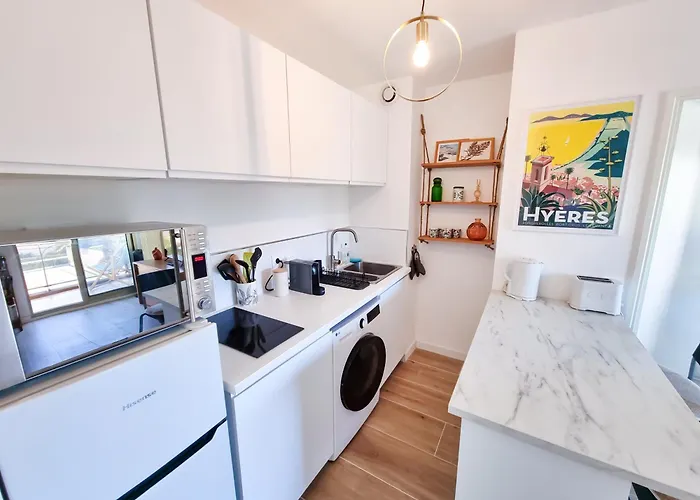 Le Repaire Des Palmiers - T2 En Centre-ville Avec Parking Et Piscine Hyères